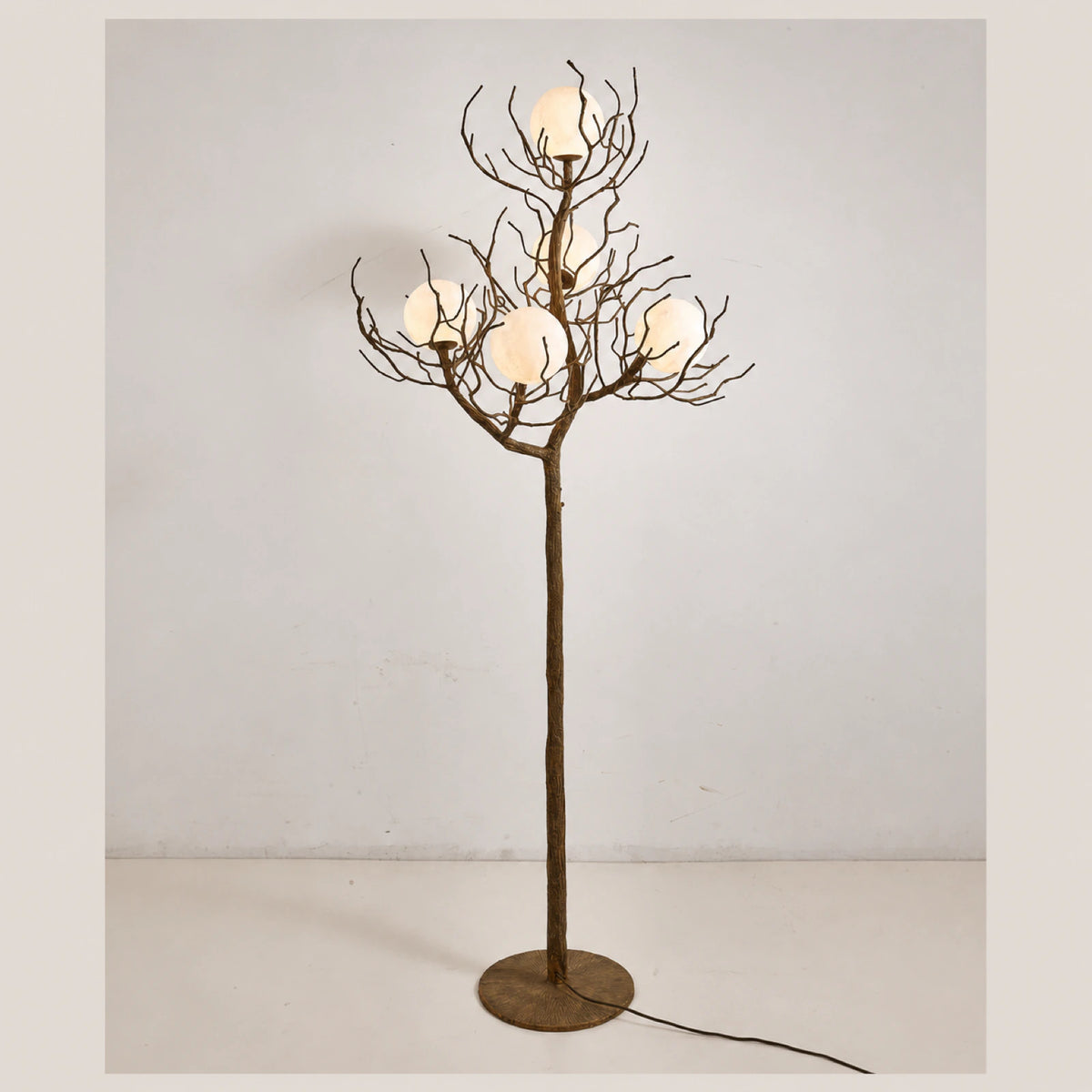 Sanqiu Moon Wheel Branch L05 Floor Lamp