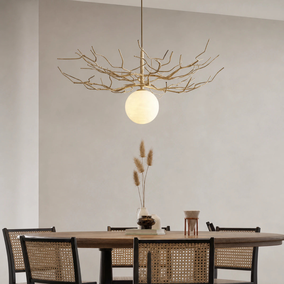 Qishu Heart Light Branch Pendant Light