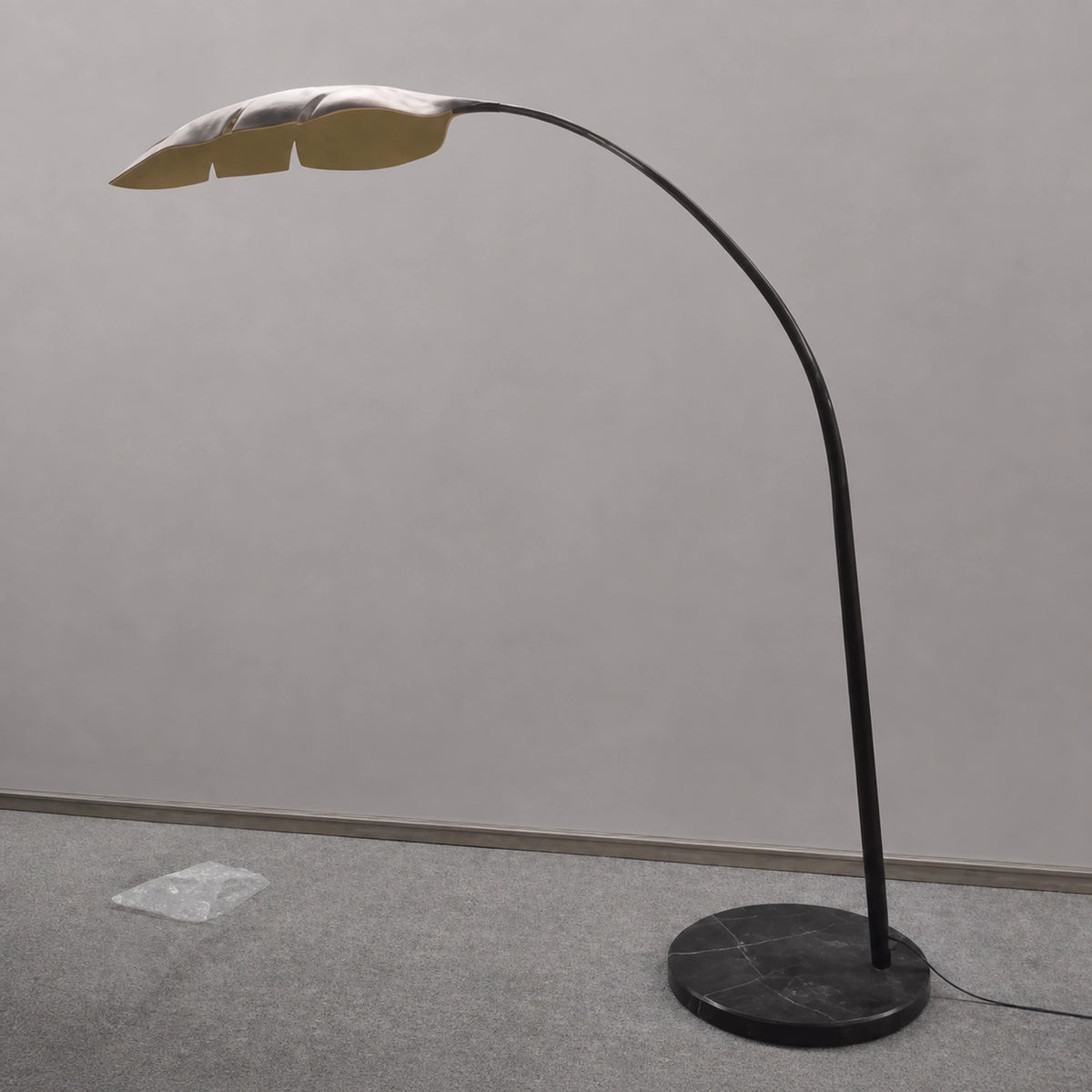 Large Arched Leaf Floor Lamp