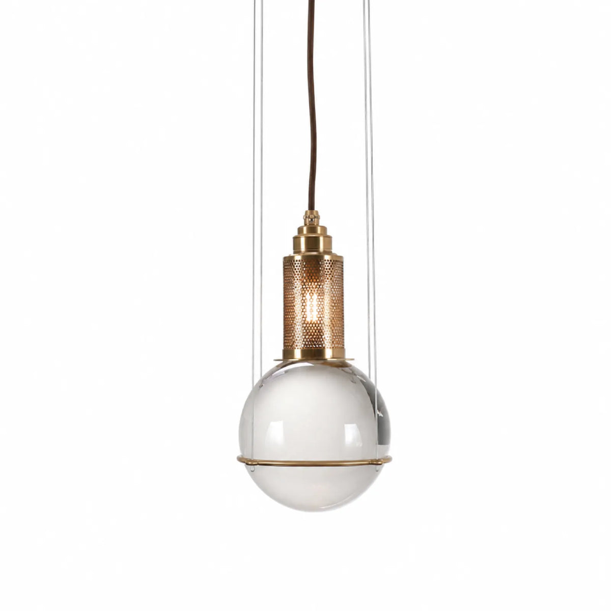 Crystal Ball Pendant Light, 15*42cm