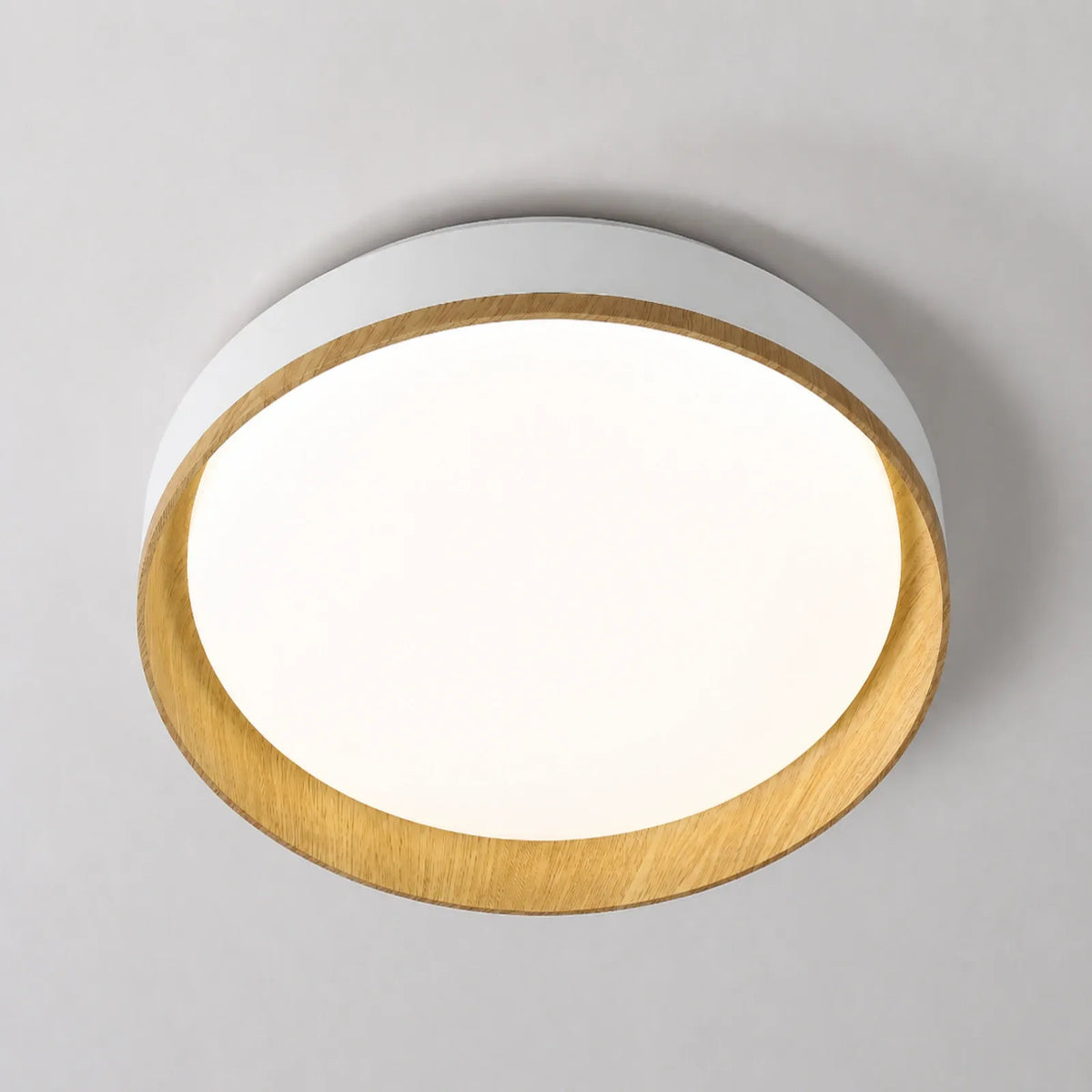 Patterned-Inset Round Ceiling Light