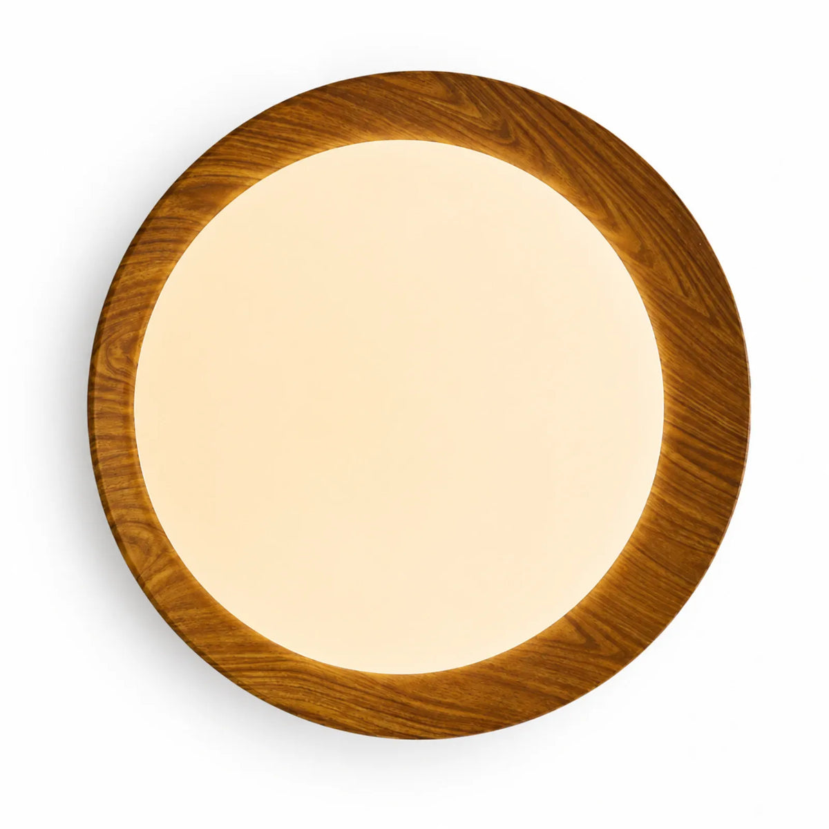 Wide Pattern-Rim Disc Ceiling Light