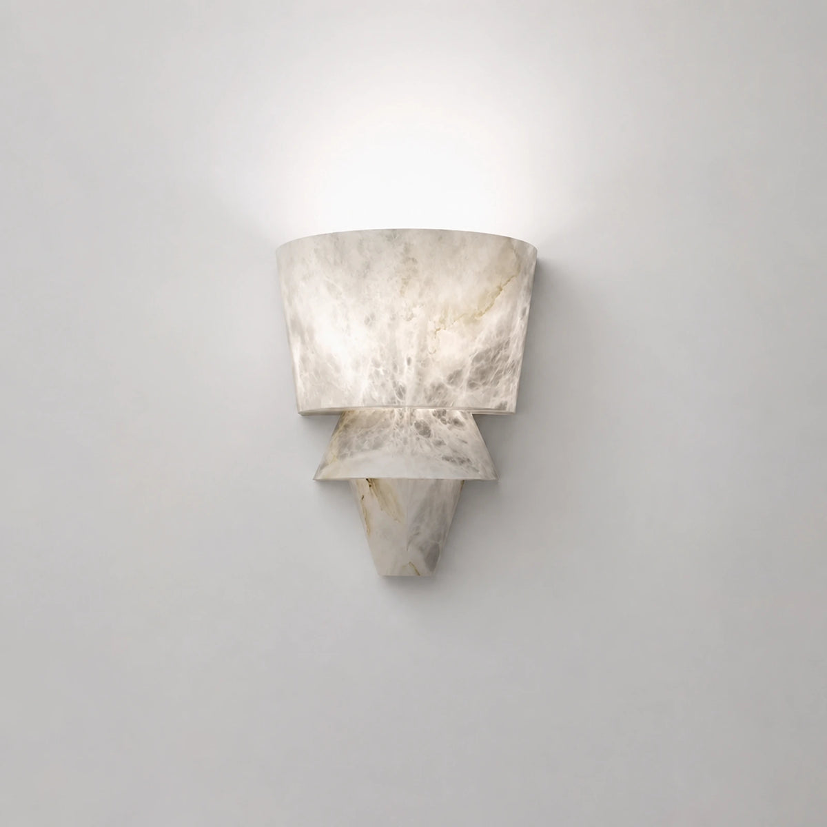 Geometric Marble Wall Sconce