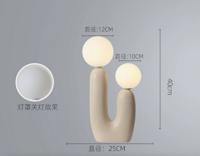 Simple desk lamp personality light luxury bedside lamp desk lamp