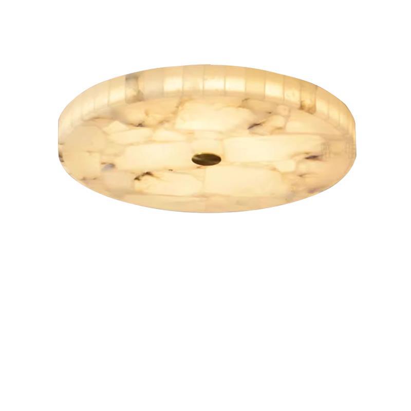 All-copper ceiling light, marble main light, bedroom light