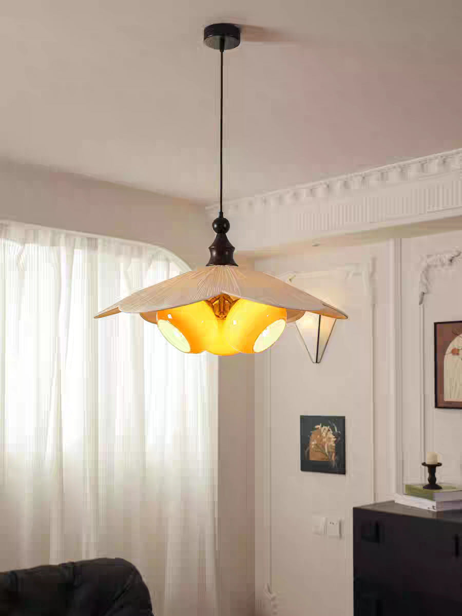 Dikya French Mid-Century Style Restaurant Bedroom Magic Bean Chandelier Retro Creative Raffia Bar Bed and Breakfast Decorative Lamp