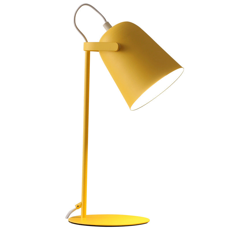 Nordic Metal Cone Table Lamp with E27 Socket