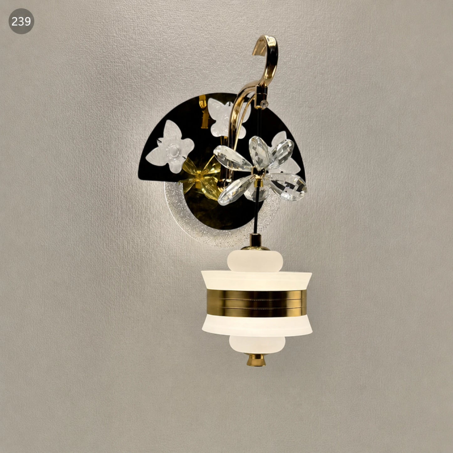 LDJ Iron and PS Tricolor Wall Light Series