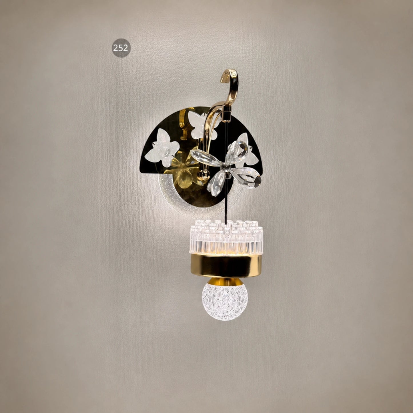 LDJ Iron and PS Tricolor Wall Light Series