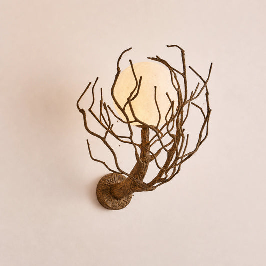 Sanqiu Moon Wheel Branch Wall Sconce