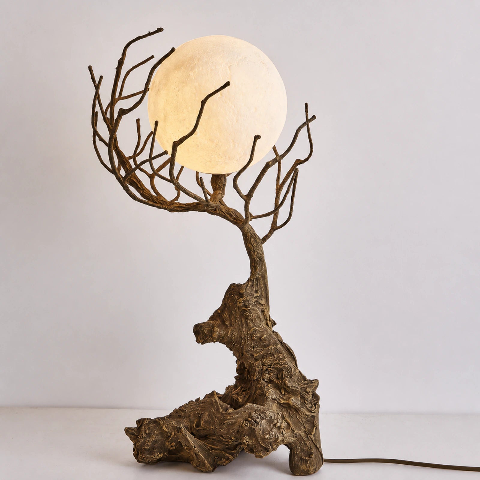 Sanqiu Moon Wheel Branch Table Lamp
