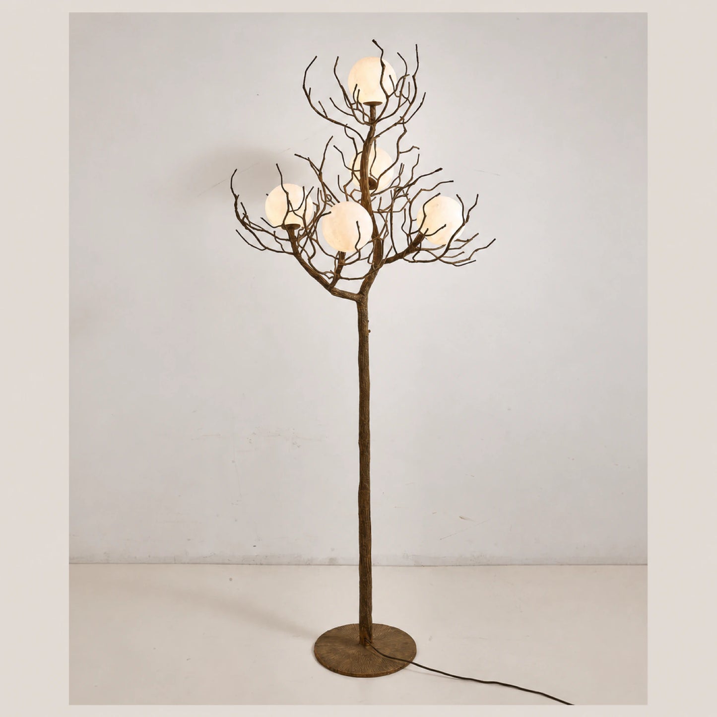 Sanqiu Moon Wheel Branch L05 Floor Lamp