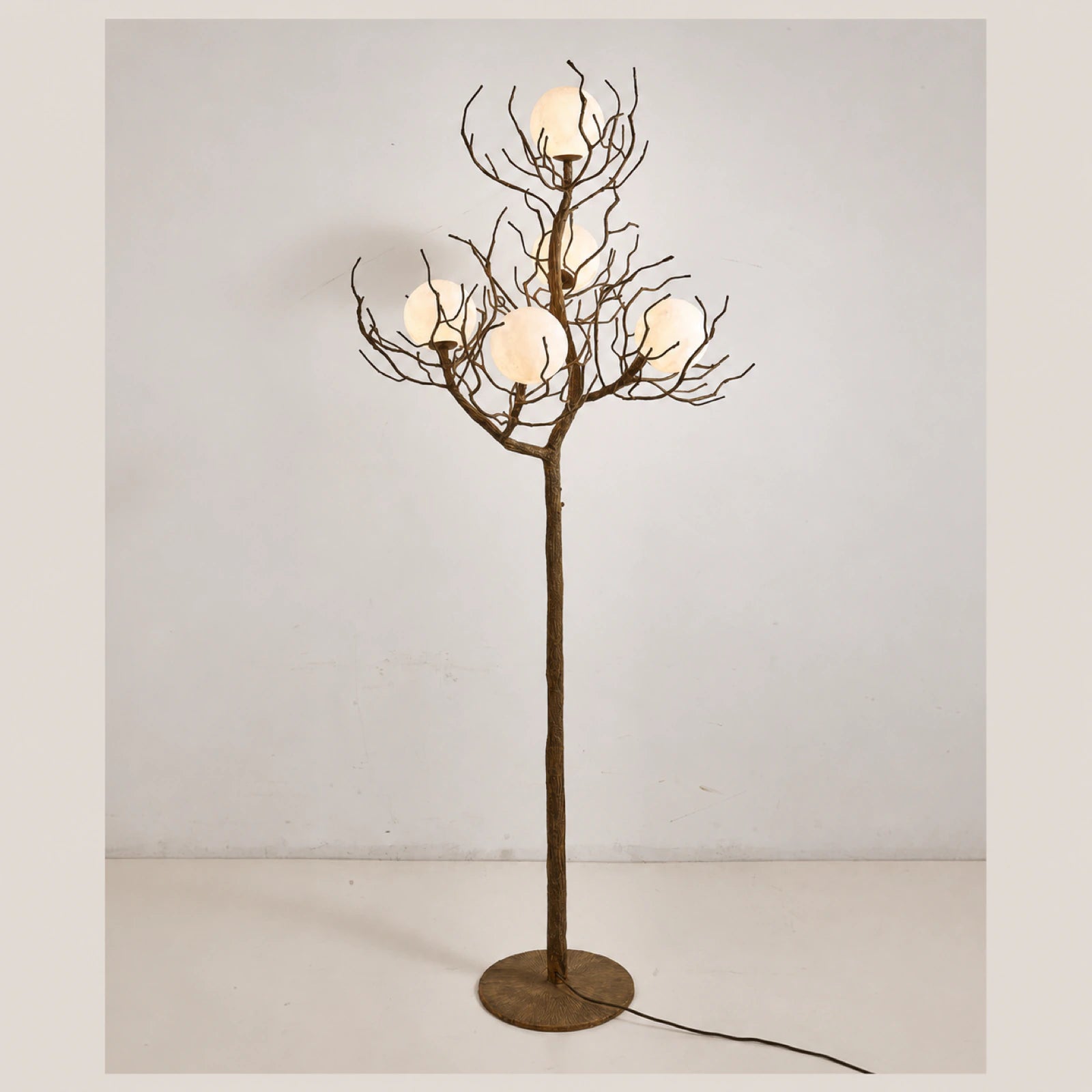 Sanqiu Moon Wheel Branch L05 Floor Lamp