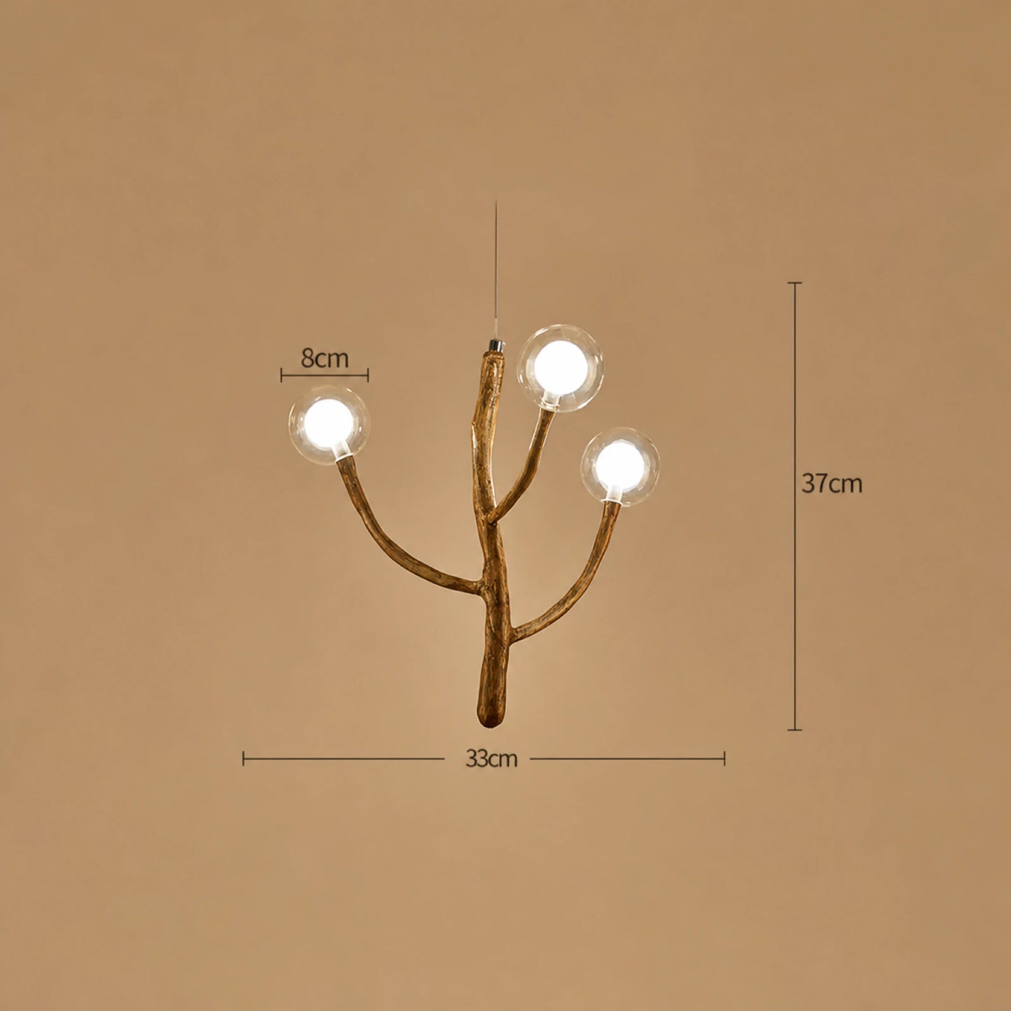 Birds Returning to Nest Branch Pendant Light