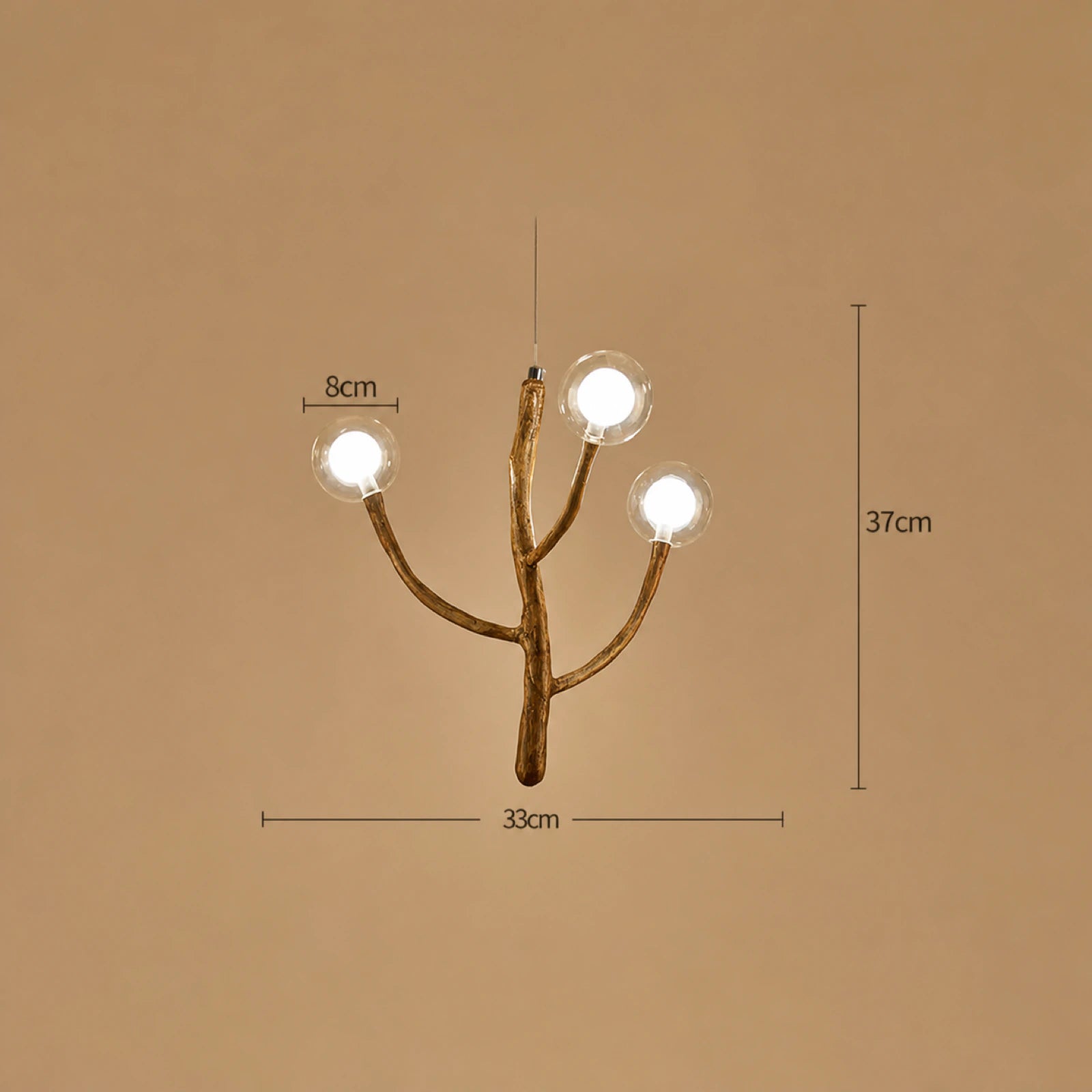 Birds Returning to Nest Branch Pendant Light