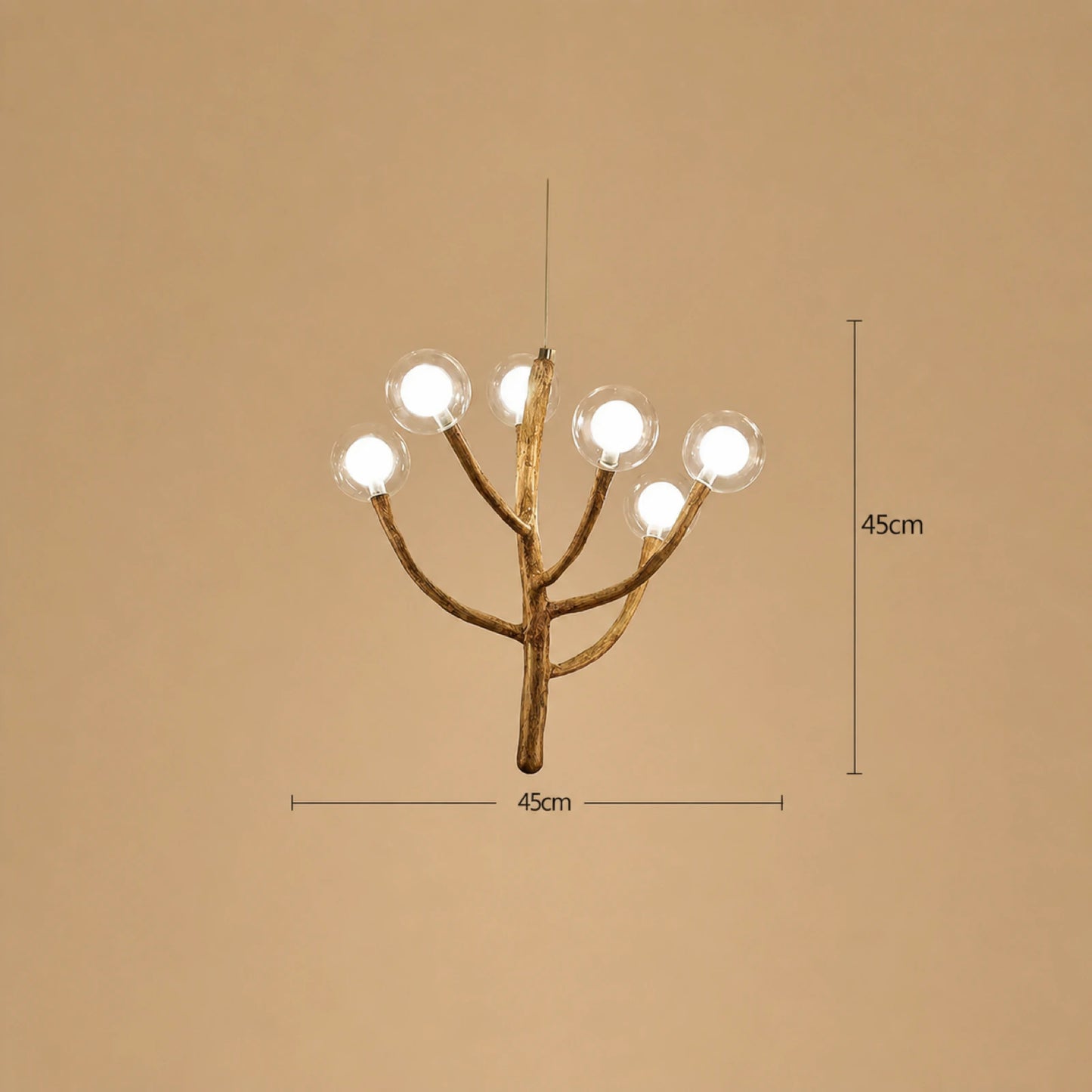 Birds Returning to Nest Branch Pendant Light