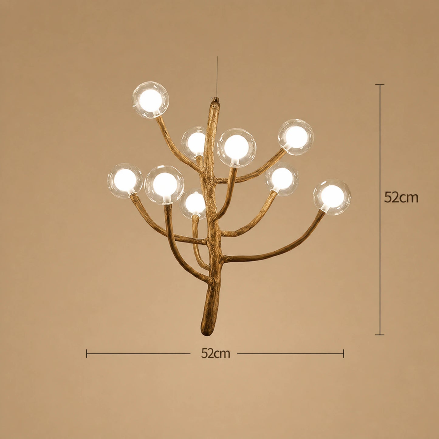 Birds Returning to Nest Branch Pendant Light