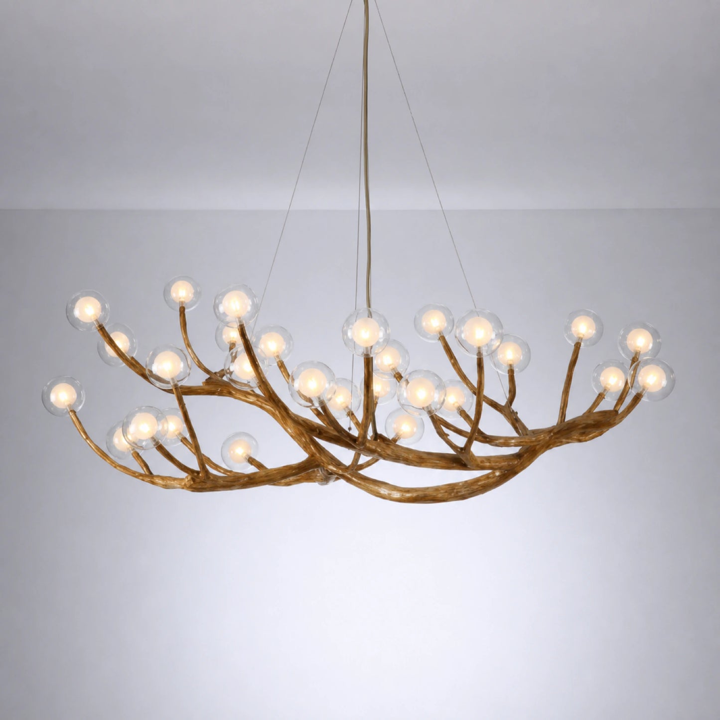 Returning Birds D-Series Multi-Light Branch Globe Chandelier