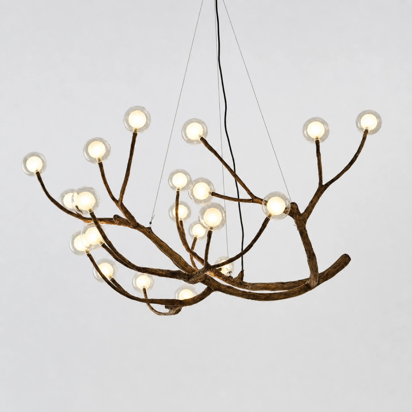 Returning Birds D-Series Multi-Light Branch Globe Chandelier