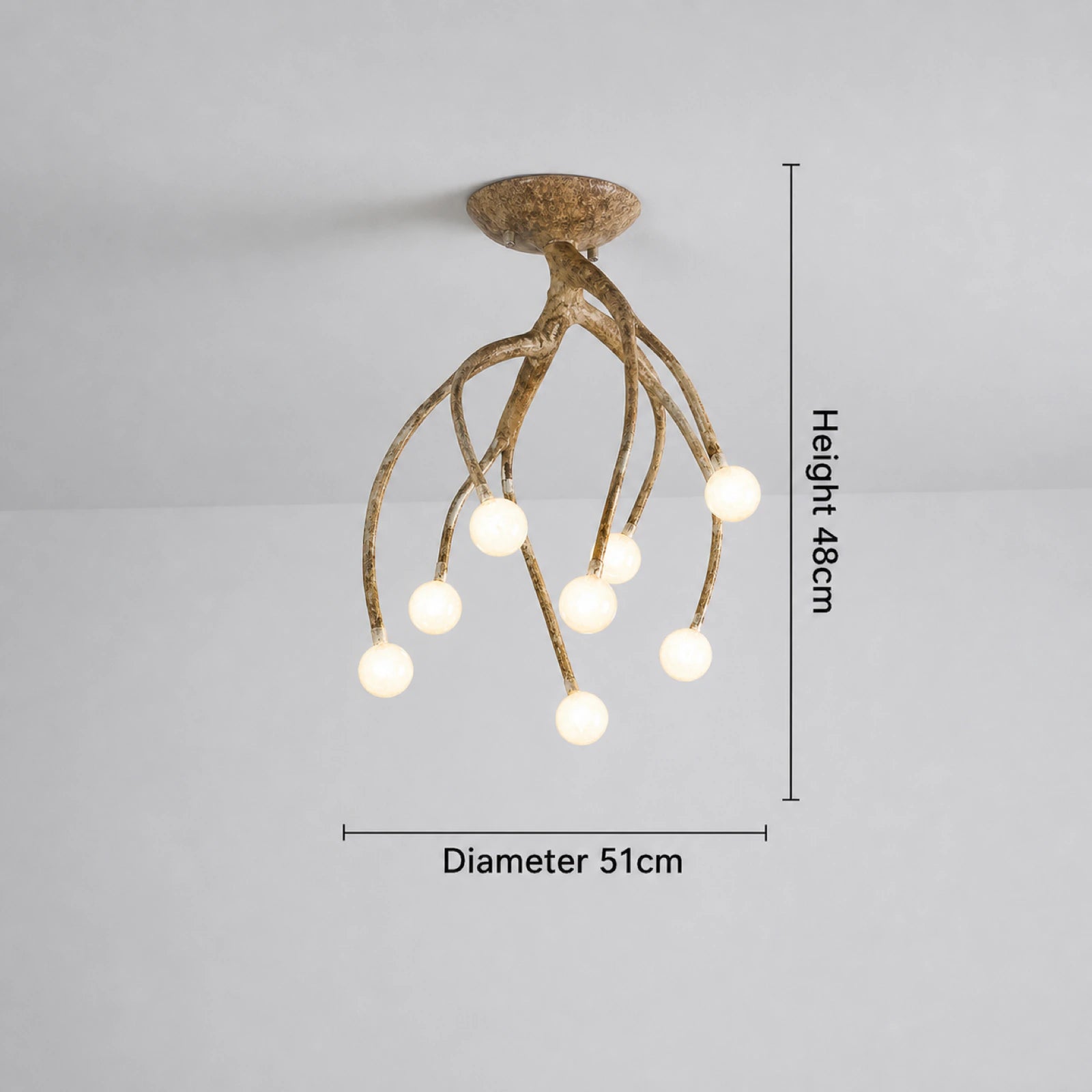 Birds Returning to Nest X Series Branch Pendant Light