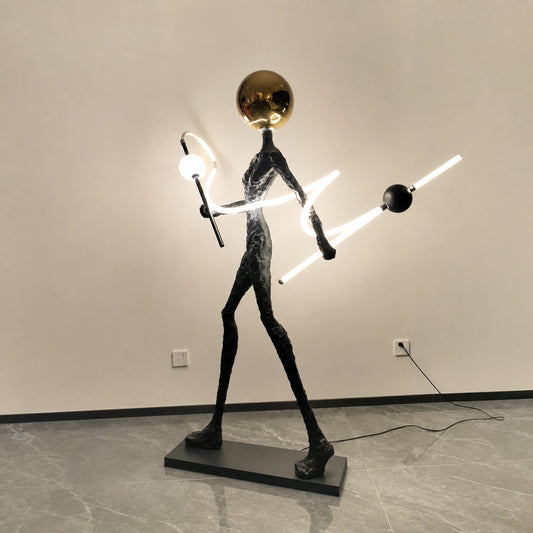F9210 Standing Figure Multi-Light Floor Lamp