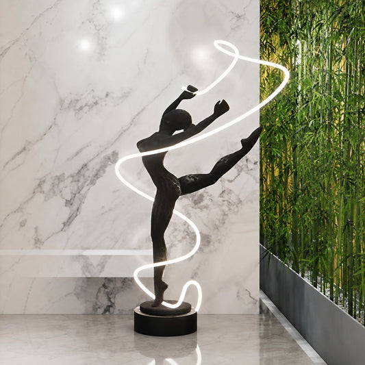 F9214 Dancing Figure Linear LED Sculpture Light