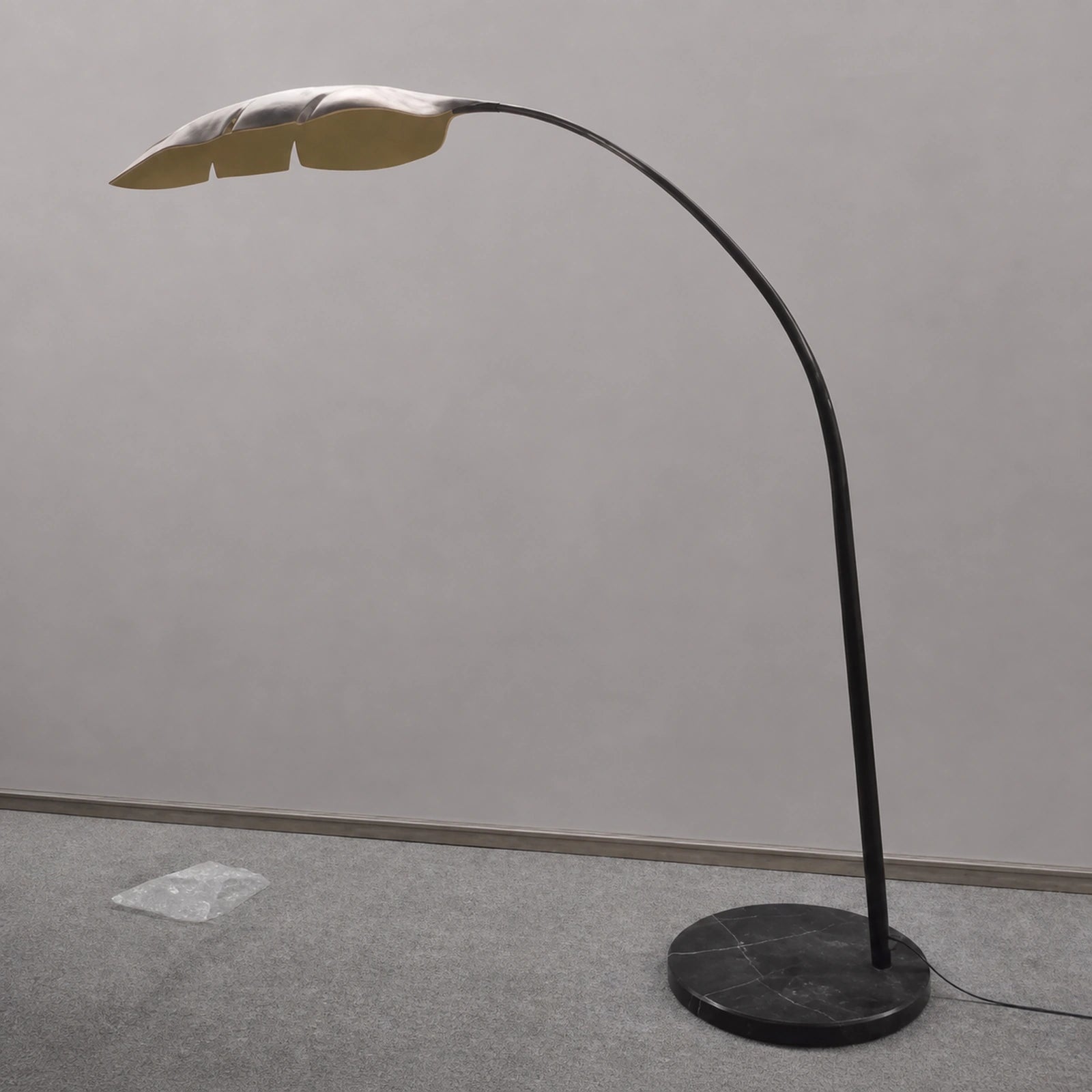 Large Arched Leaf Floor Lamp