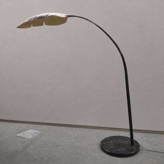 Large Arched Leaf Floor Lamp