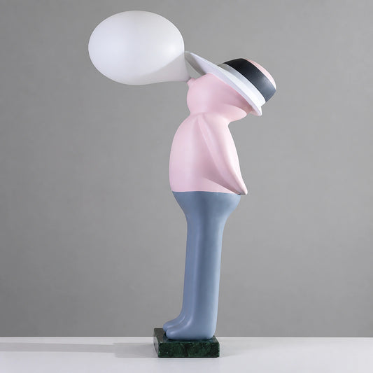 T6109 Hat-Wearing Figure Bubble Globe Table Lamp