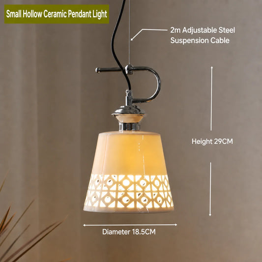 Hollow Ceramic Pendant Light