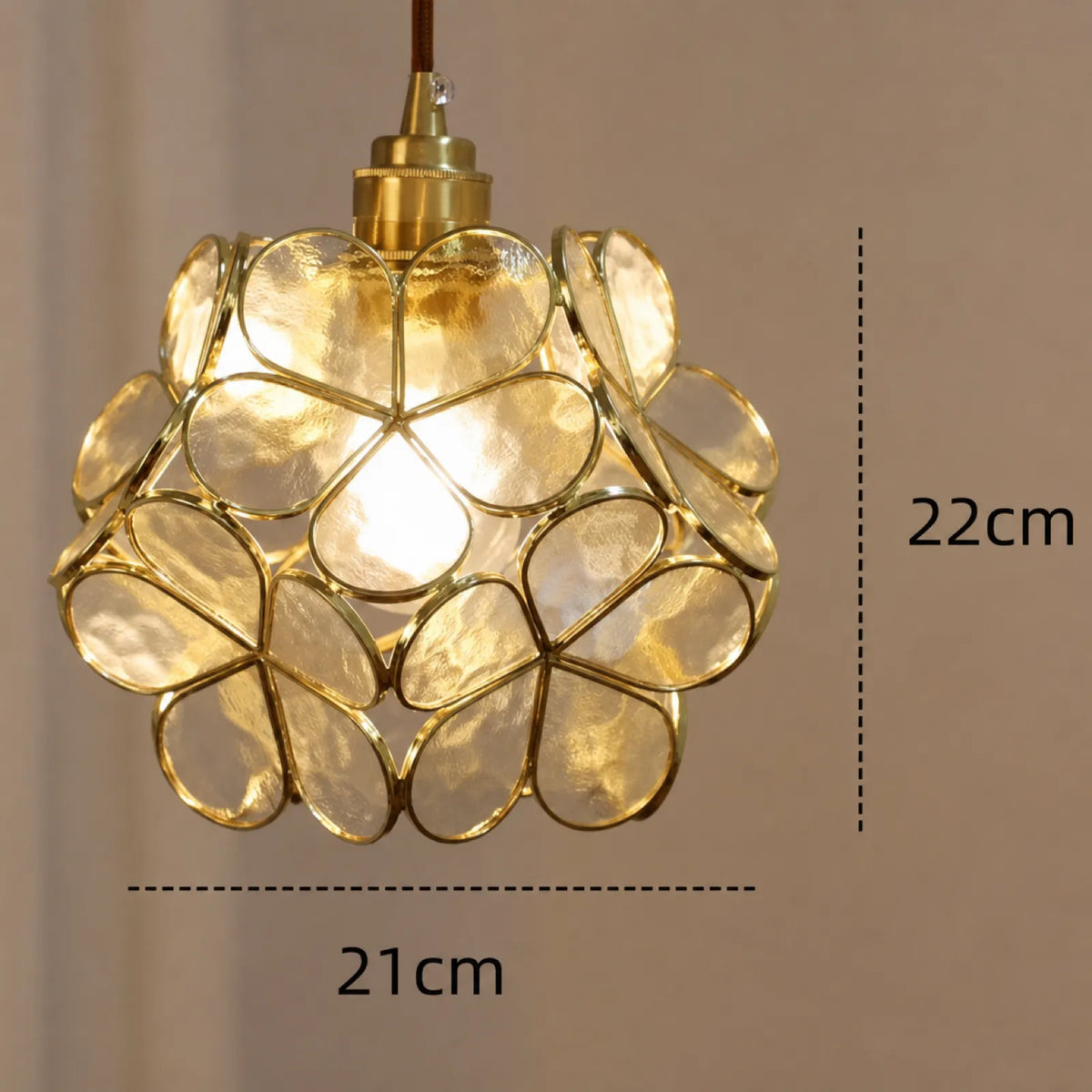 Hand-Painted Stained Glass Shade Pendant Light Series