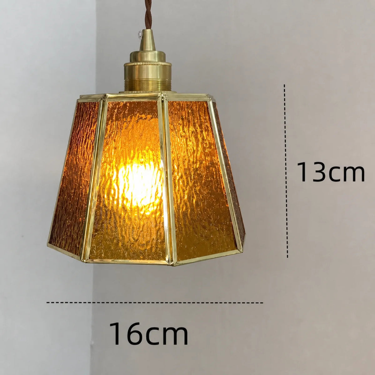 Hand-Painted Stained Glass Shade Pendant Light Series