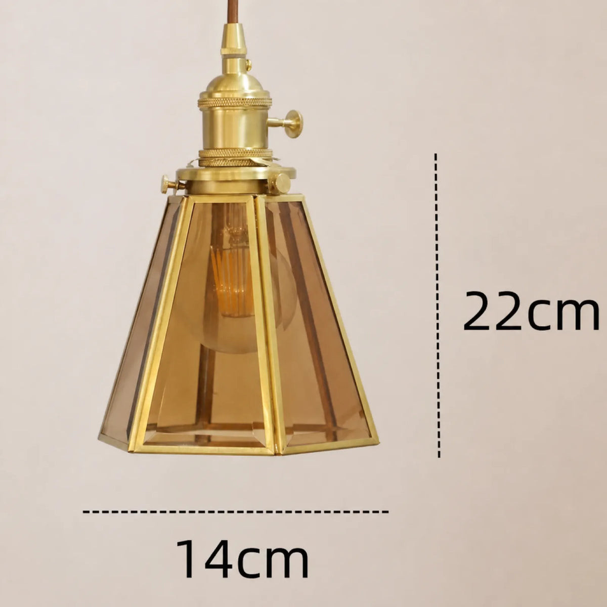 Hand-Painted Stained Glass Shade Pendant Light Series