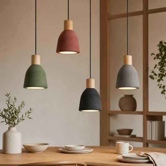 Colored Cement Pendant Light Series