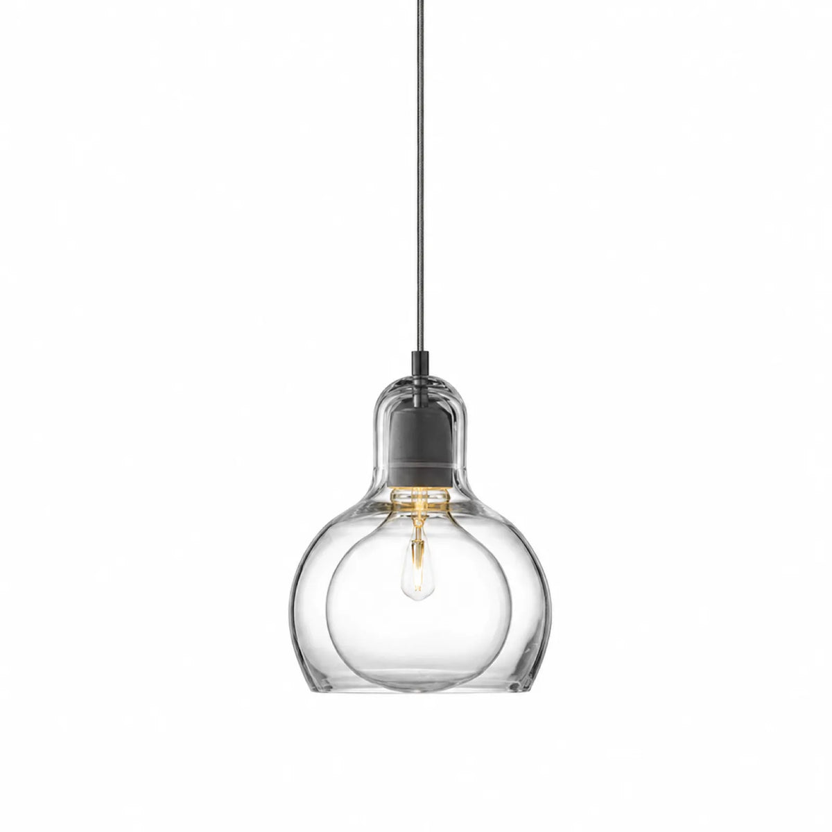 11cm Small Gourd Glass Pendant Light Shade, Three Colors