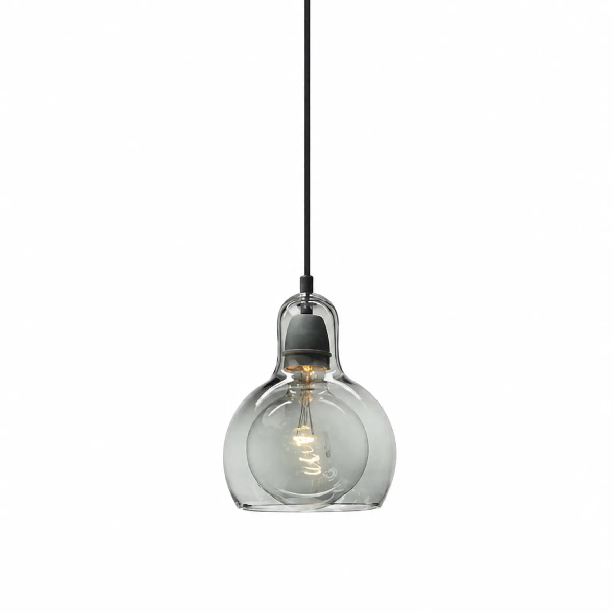 11cm Small Gourd Glass Pendant Light Shade, Three Colors