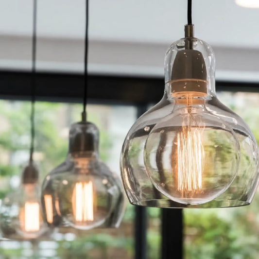 11cm Small Gourd Glass Pendant Light Shade, Three Colors
