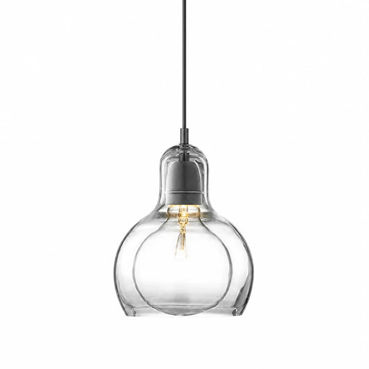 18cm Small Gourd Glass Pendant Light Shade, Three Colors