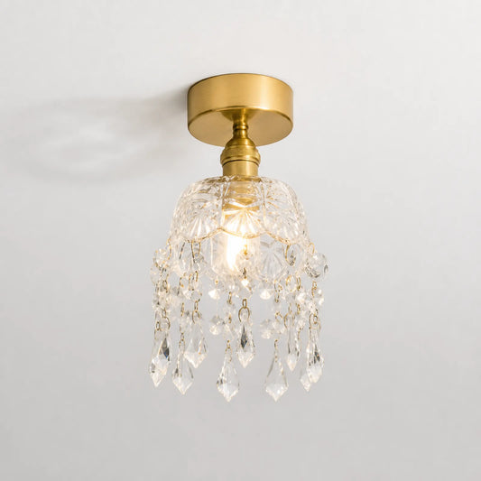 15cm Crystal Crown Ceiling Light