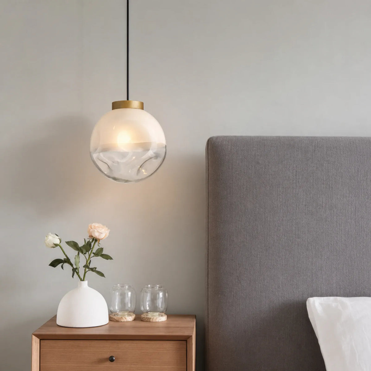 Guifei Globe Glass Pendant Light