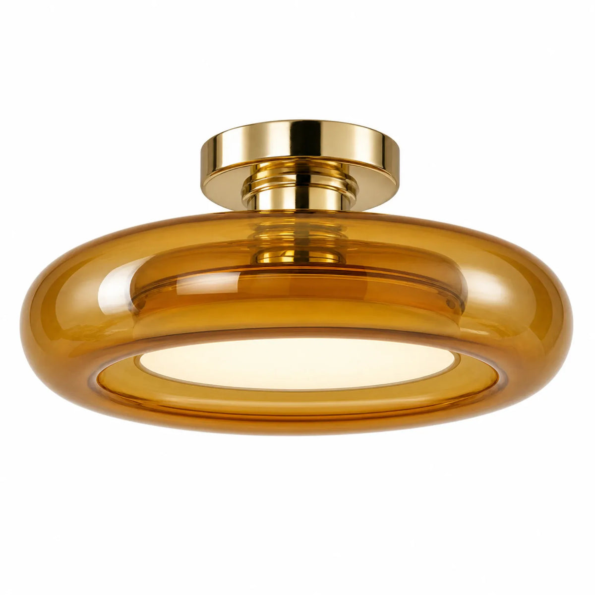 Circular Ring Glass Ceiling Light Series
