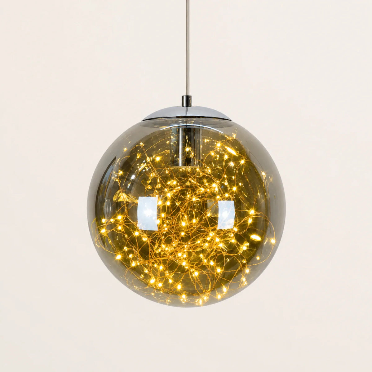 Starry Glass Globe Pendant Light