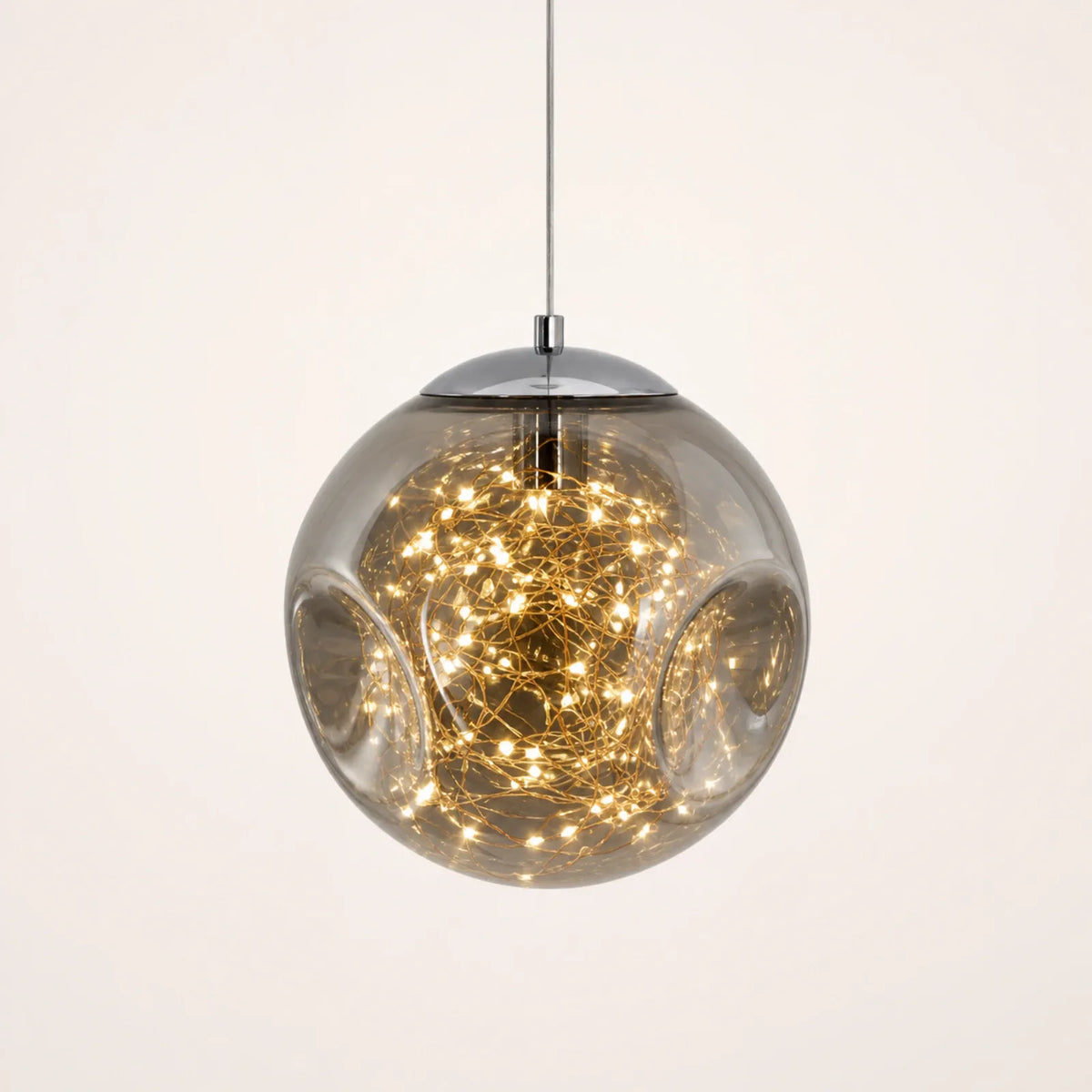 Starlight Concave Globe Glass Pendant Light