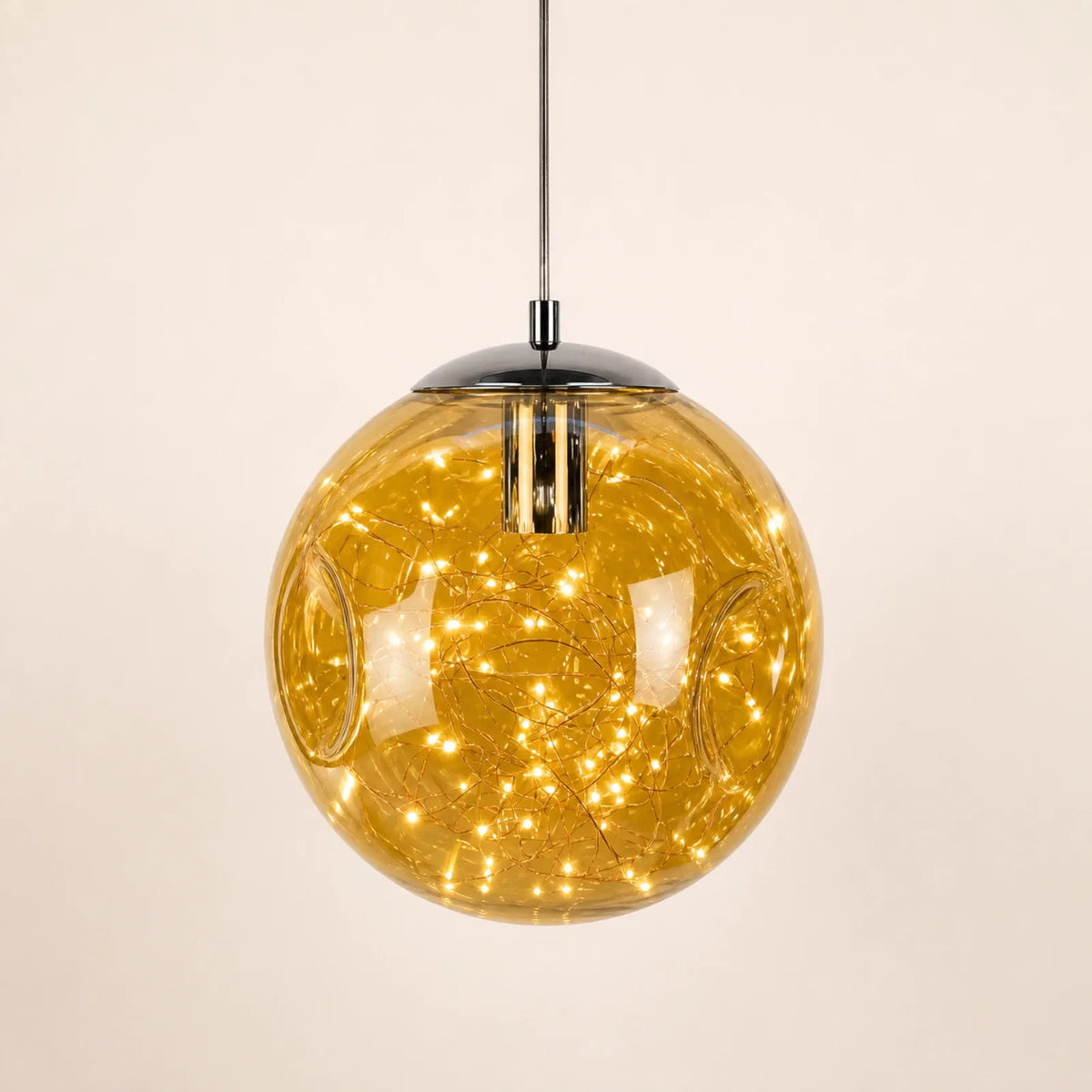 Starlight Concave Globe Glass Pendant Light