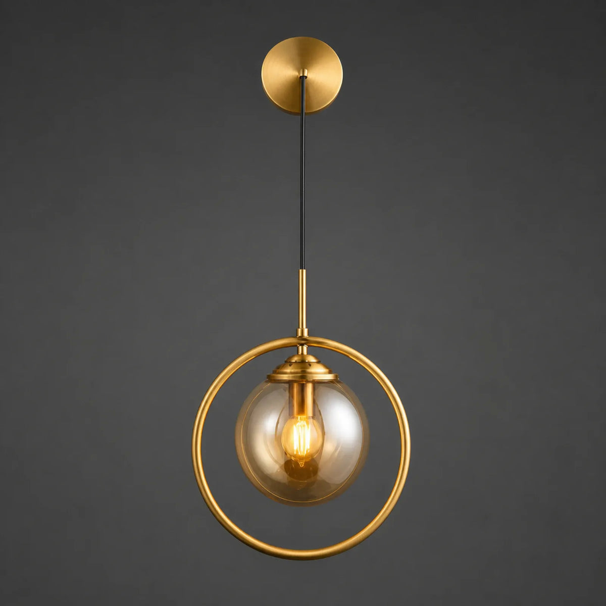 Ring Glass Wall Light, Style D