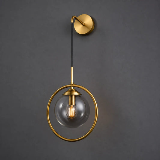 Ring Glass Wall Light, Style D