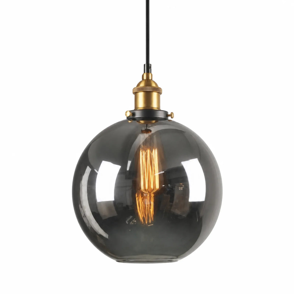 Clear, Amber, and Smoke Gray Glass Pendant Shade Series