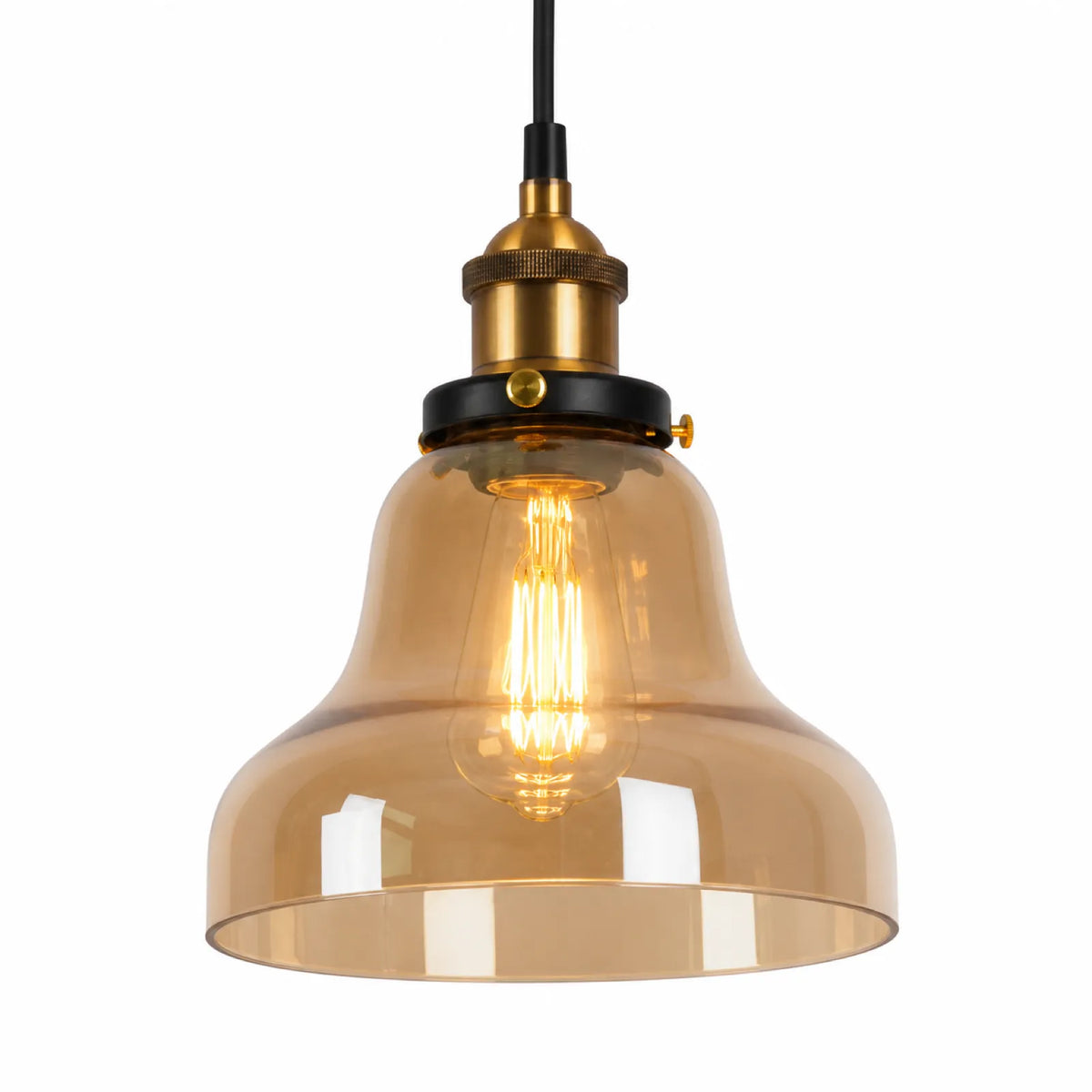 17cm Flared Glass Pendant Shade