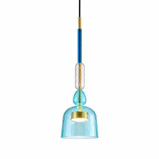 Small Double-Ring LED Pendant Light, 18cm