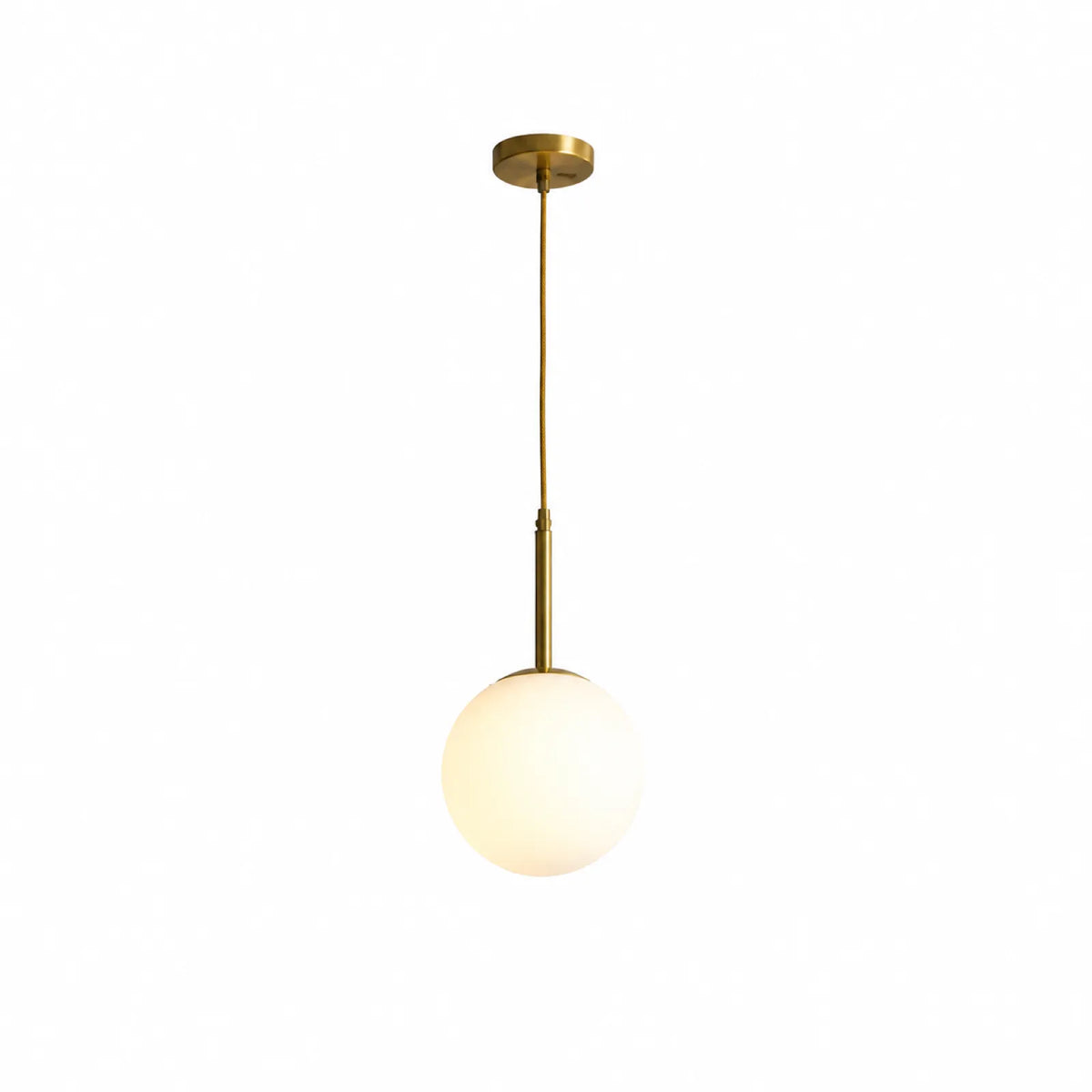White Luminous Globe Pendant Light